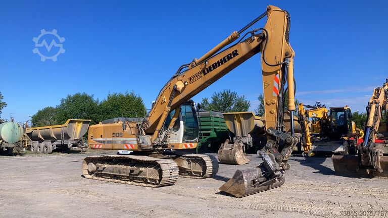 Kettenbagger Liebherr R906 LC Litronic with two buckets