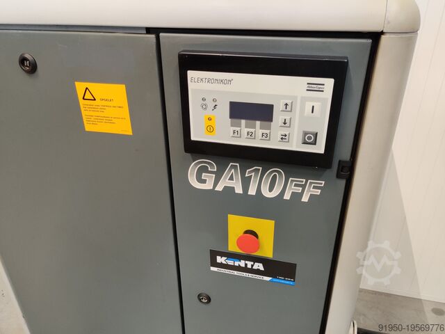 Screw air compressor Atlas Copco GA10FF