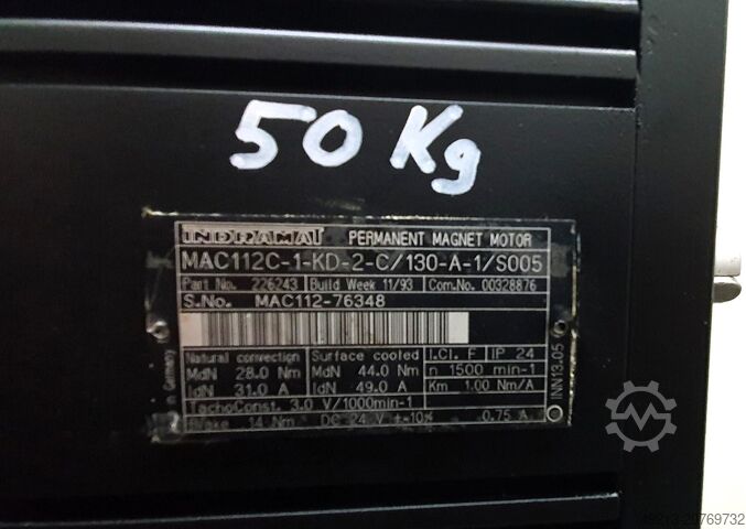 Servomotor/ permanent magnet motor Rexroth Indramat MAC112C-1-KD-2-C/130-A-1/S005