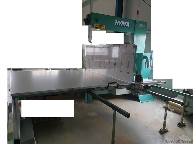 Vertical foam cutting machine Hyma NSL
