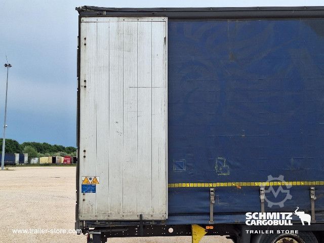 Open semitrailer with tarp Schmitz Cargobull Curtainsider Mega
