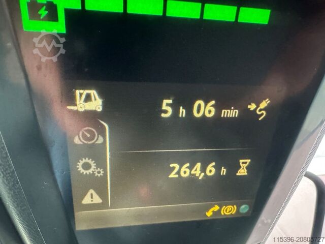 Elektro 4 Rad-Stapler Linde E 80-01 - TRIPLEX 4,7 m - 264 Stunden !!!!