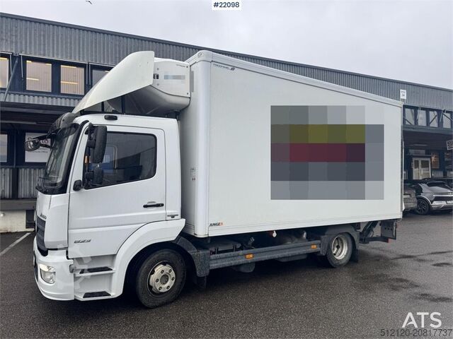 Koffer Mercedes-Benz Atego 823 box truck with refrigeration/freezer uni