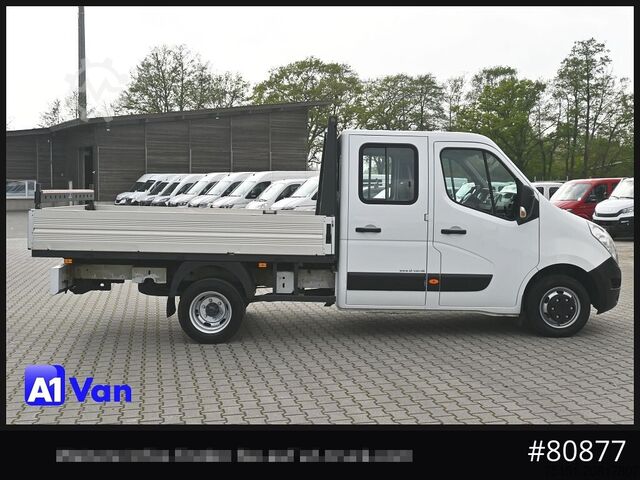 Pritschenwagen RENAULT Master Pritsche Doka, AHK 3,5Tonnen , Klima, Luftfederung