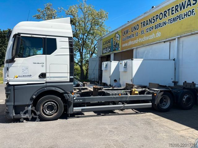 Swap body truck MAN TGX 26.470 Wechselbrücke