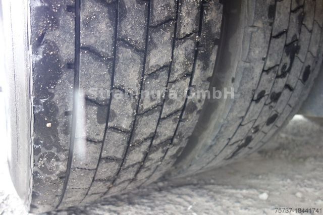 Box truck MERCEDES-BENZ 1843 L Antos Koffer + LBW