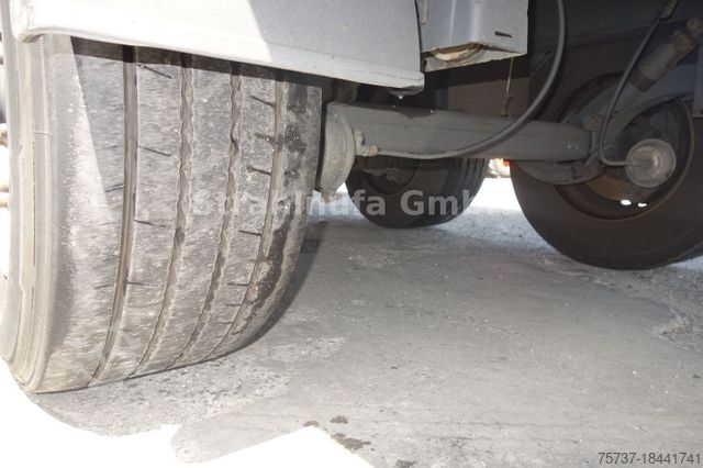 Box truck MERCEDES-BENZ 1843 L Antos Koffer + LBW