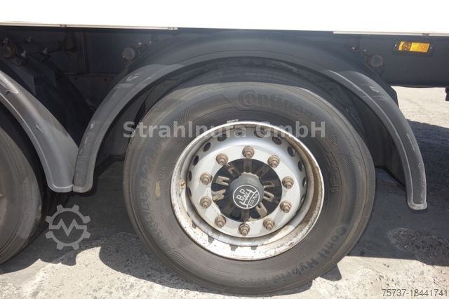 Box truck MERCEDES-BENZ 1843 L Antos Koffer + LBW