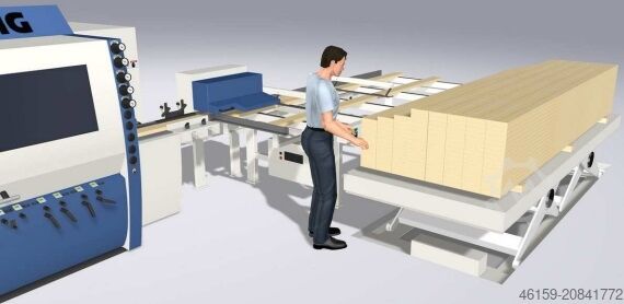 Hobel- und Kehlautomat Weinig E3 infeed + A3 outfeed