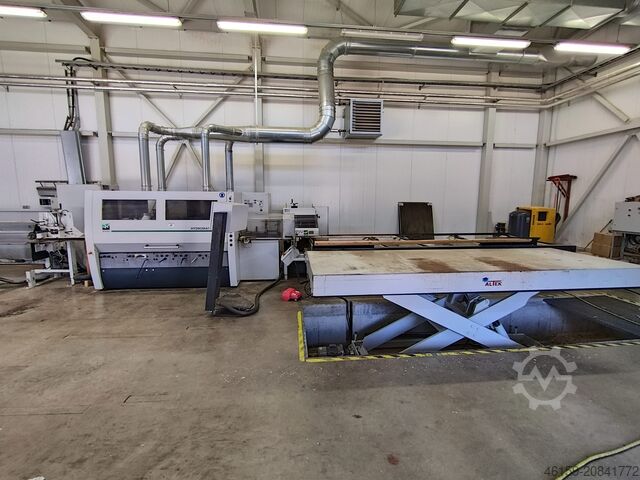 Hobel- und Kehlautomat Weinig E3 infeed + A3 outfeed