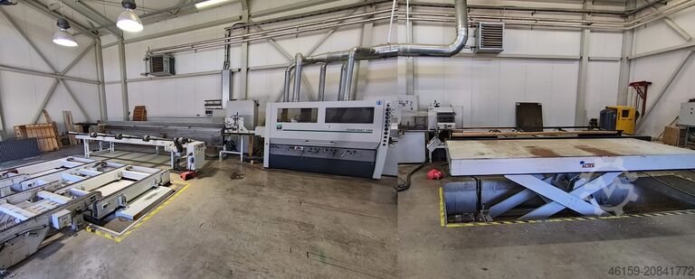 Hobel- und Kehlautomat Weinig E3 infeed + A3 outfeed