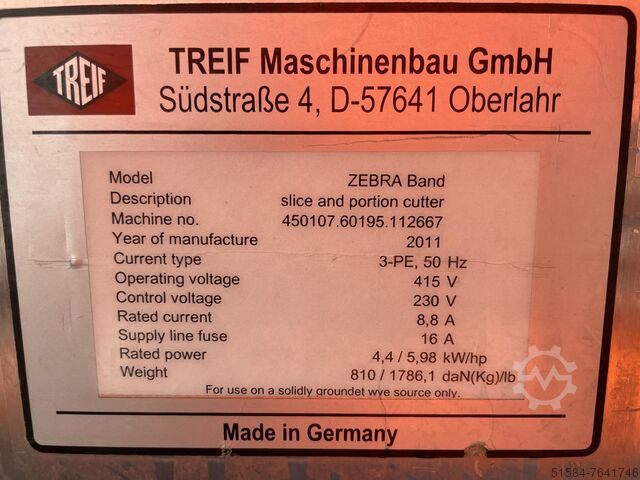 Portion cutter Treif Zebra
