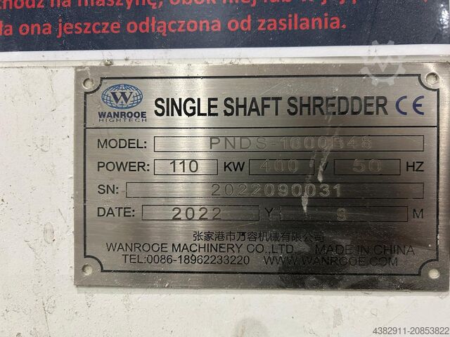 Aktenvernichter Wanroe PNDS-1600B48