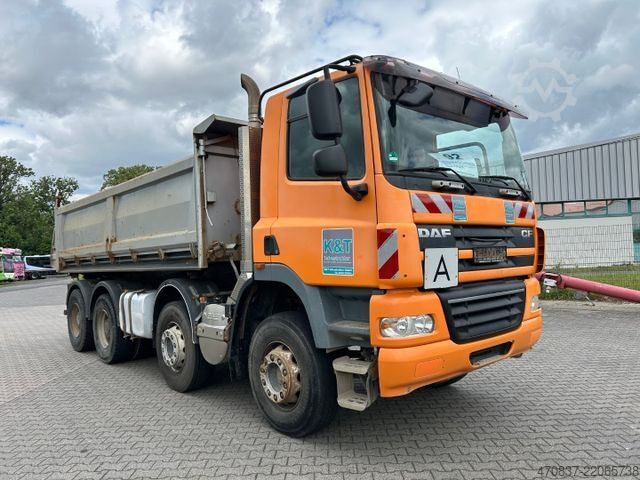 Three-sided tipper truck DAF CF 400 8x4 / Carnehl  / Bordmatik  / EURO 5