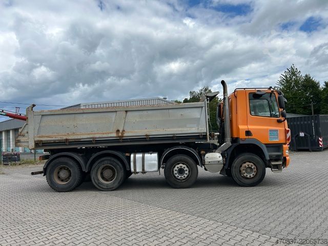 Three-sided tipper truck DAF CF 400 8x4 / Carnehl  / Bordmatik  / EURO 5