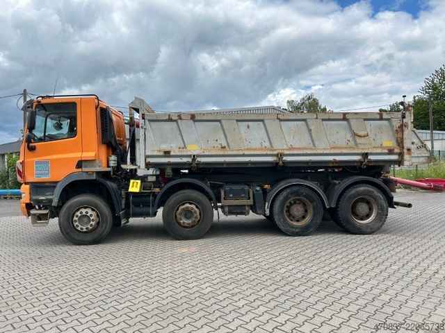 Three-sided tipper truck DAF CF 400 8x4 / Carnehl  / Bordmatik  / EURO 5