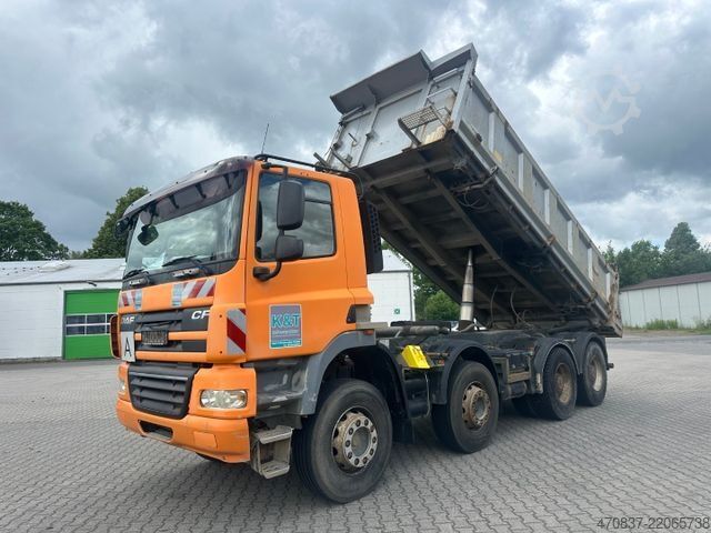 Three-sided tipper truck DAF CF 400 8x4 / Carnehl  / Bordmatik  / EURO 5