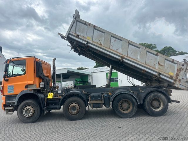 Three-sided tipper truck DAF CF 400 8x4 / Carnehl  / Bordmatik  / EURO 5
