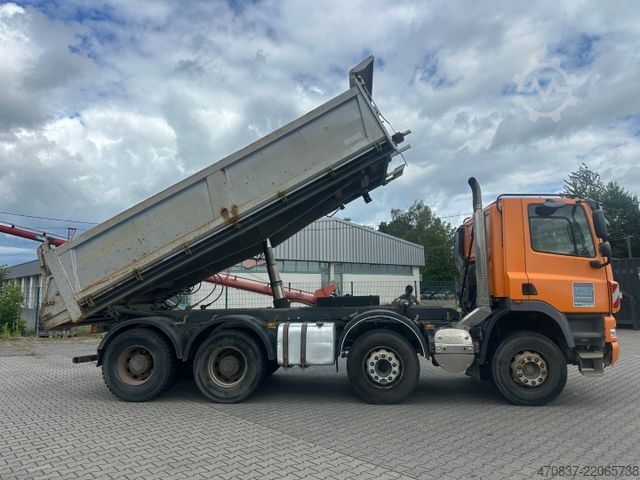 Three-sided tipper truck DAF CF 400 8x4 / Carnehl  / Bordmatik  / EURO 5
