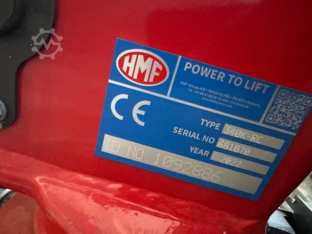 Special purpose truck  HMF KRAN 340K-RC / 3 x Ausschub / Funk **NEU**