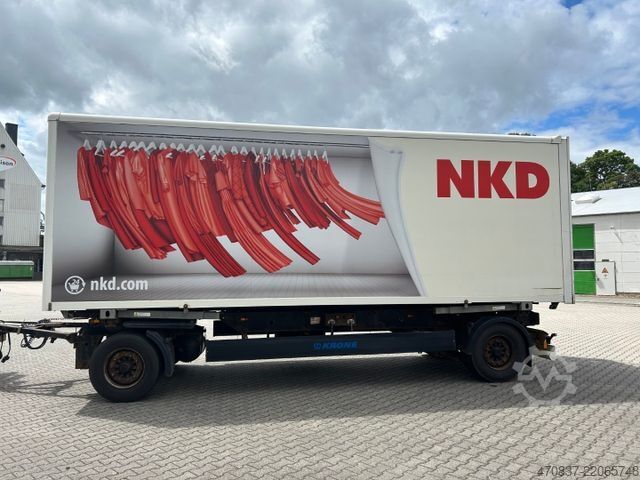 Swap chassis trailer KRONE AZ 18 BDF + Spier Koffer
