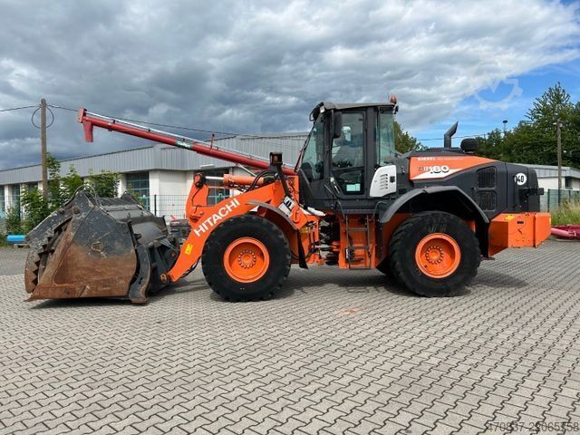 Wheel loader HITACHI ZW 180-6 / Hochkippschaufel / Waage