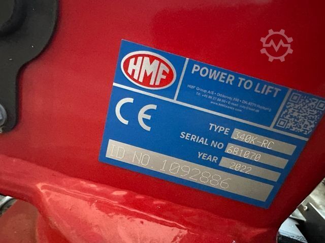 Customized van  HMF KRAN 340K-RC / 3 x Ausschub / Funk **NEU**