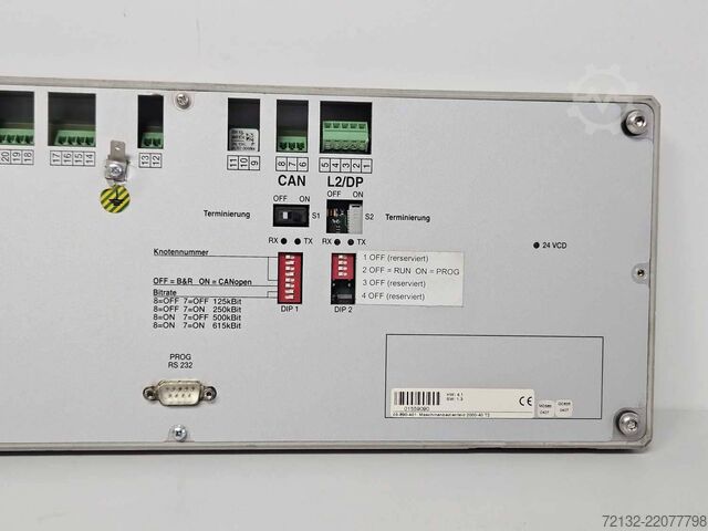 Maschinenbedienfeld Lisec 2000-40/TZ