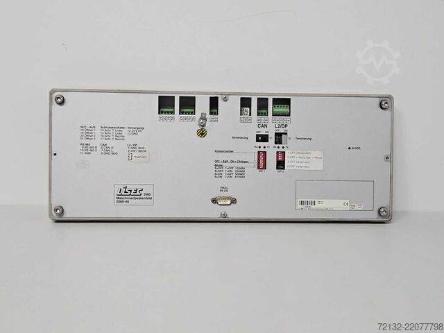 Maschinenbedienfeld Lisec 2000-40/TZ