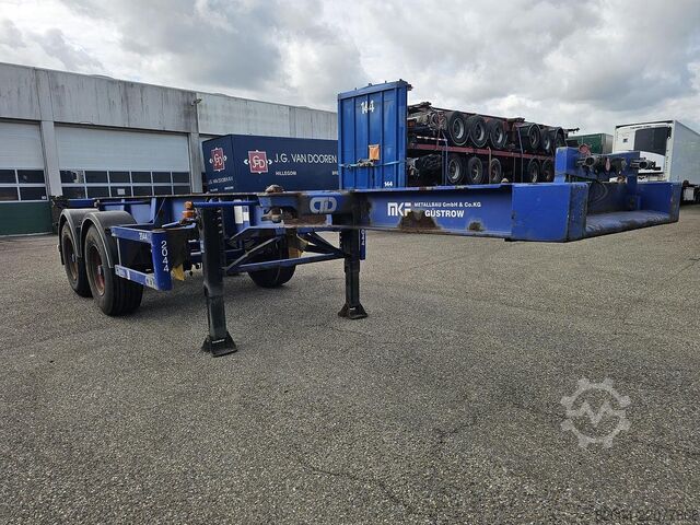 Transport von Containern MKF METALLBAU CS 20 -20 FOOT- CONTAINER CHASSIS -HEAVY DUTY- ...