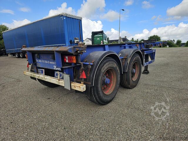 Transport von Containern MKF METALLBAU CS 20 -20 FOOT- CONTAINER CHASSIS -HEAVY DUTY- ...