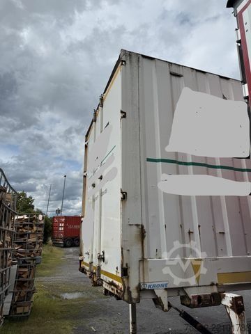 Swap body trailer KRONE KOFFER DOPPELSTOCK PORTALTÜREN