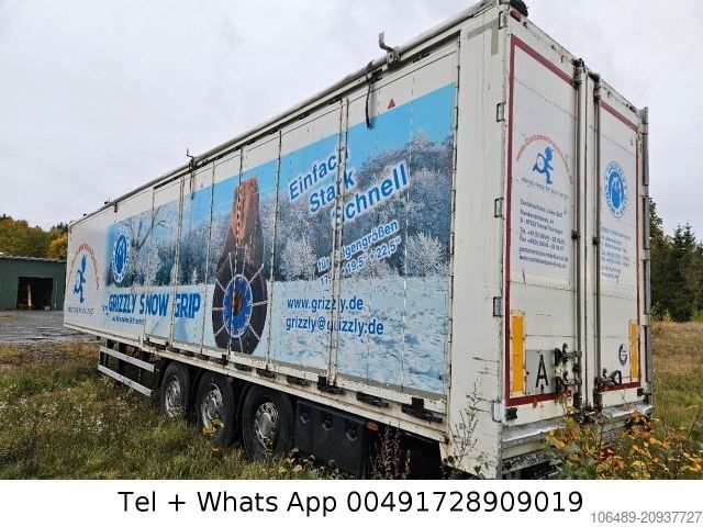 Walking floor semitrailer STAS 92 m3 Stokota