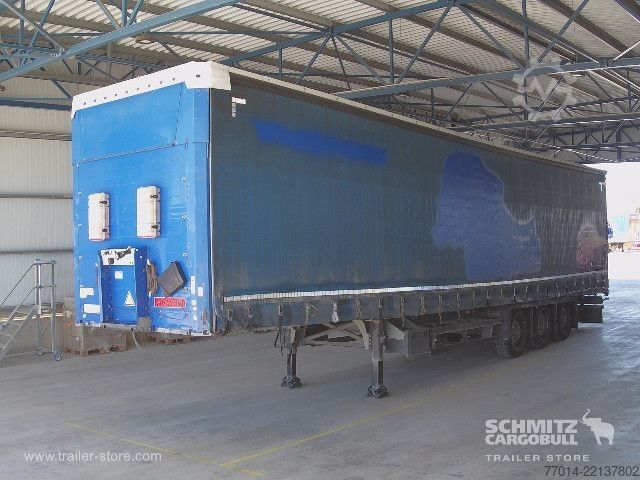 Auflieger mit Pritsche & Plane Schmitz Cargobull Curtainsider Standard