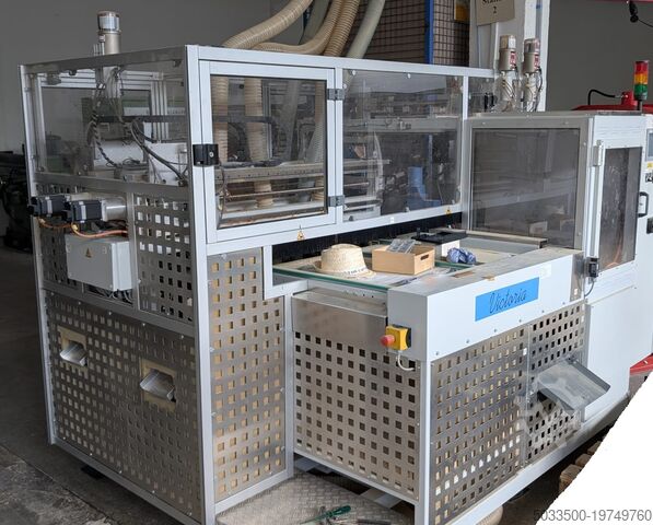Machining center with throughfeed Götzinger Maschinenbau GmbH Victoria Abläng Fräs Schleif Automat