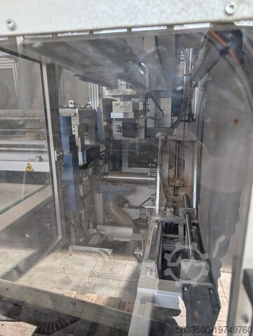Machining center with throughfeed Götzinger Maschinenbau GmbH Victoria Abläng Fräs Schleif Automat