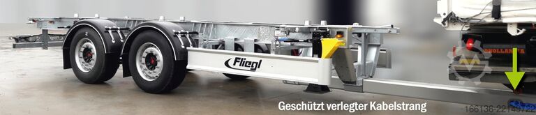 Trailer Swap Chassis Fliegl Tandem-Wechselanhänger TWP 180 Mega-EL