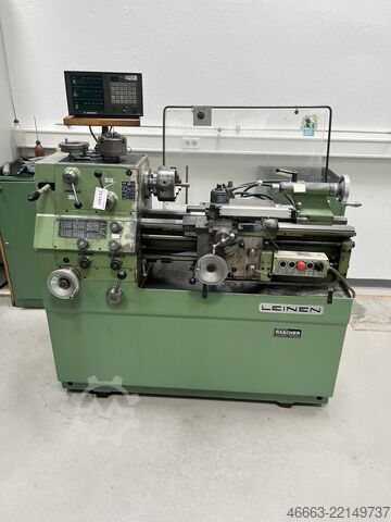 Leit-/Zugspindeldrehmaschine aus Schule! Leinen DLZ 140