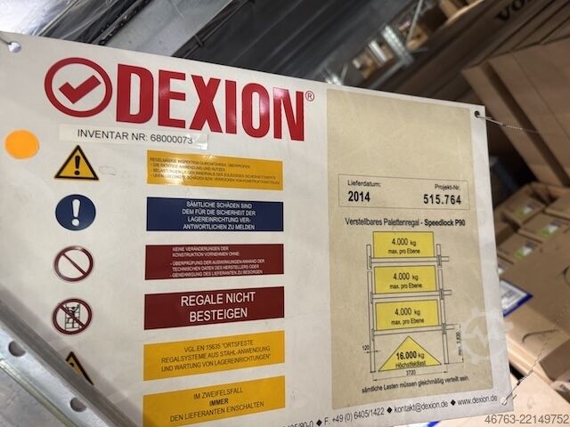 High-bay warehouse Dexion Speedlock P90