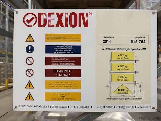 High-bay warehouse Dexion Speedlock P90
