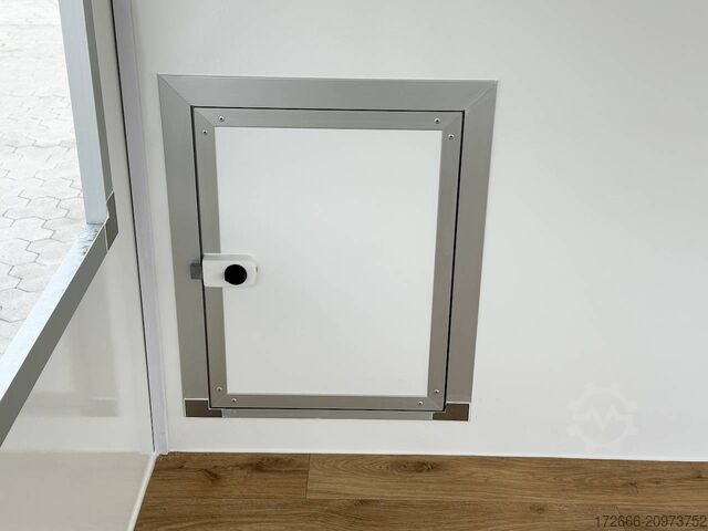 Vending trailer Blyss H25522HTN | WEISS 520X223X230CM 2500KG VERKAUFSANHÄNGER | 2X VERKAUFSKLAPPE