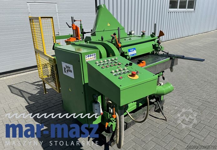 Four-sided wet planer KUPFERMUHLE 60 na 5 głowic 60cm do bali 