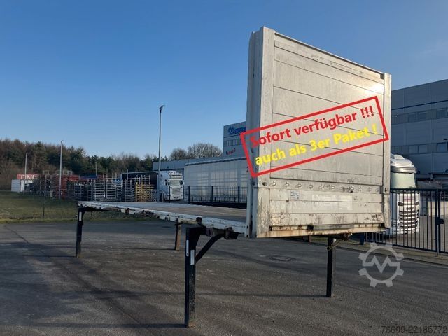 Swap body trailer KRONE Wechselbrücke Pritsche