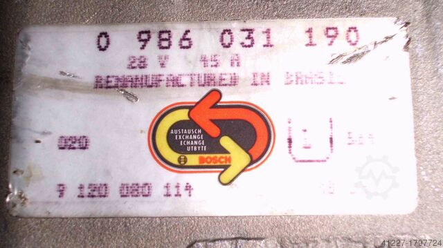 28V alternator Bosch