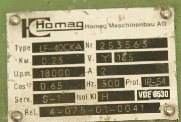 Fräsmotor für Kantenbearbeitungsmaschinen Homag LF-40CKA