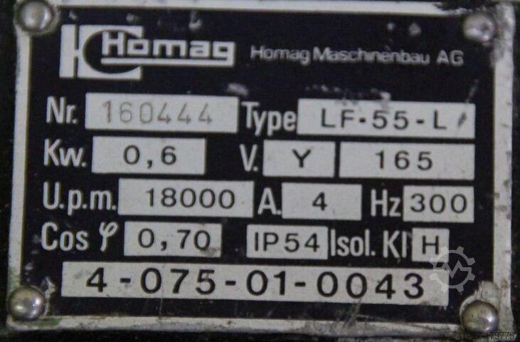 Fräsmotor für Kantenbearbeitungsmaschinen Homag LF-55-L