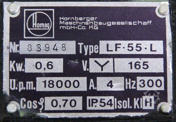 Fräsmotor für Kantenbearbeitungsmaschinen Homag LF-55-L