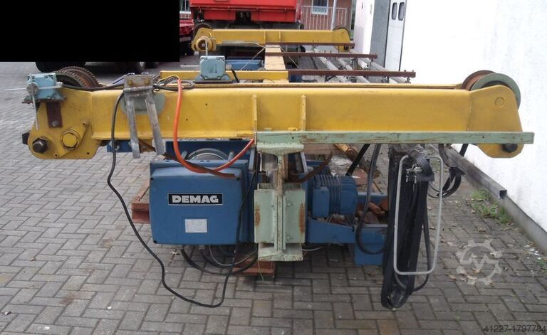 Brückenkran 1,6 to doppelt Demag Stahl Spannweite 6,4 m
