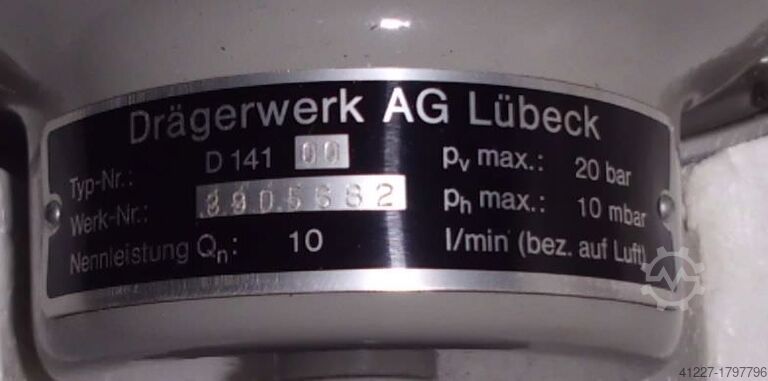 Pressure reducer Dräger D14100