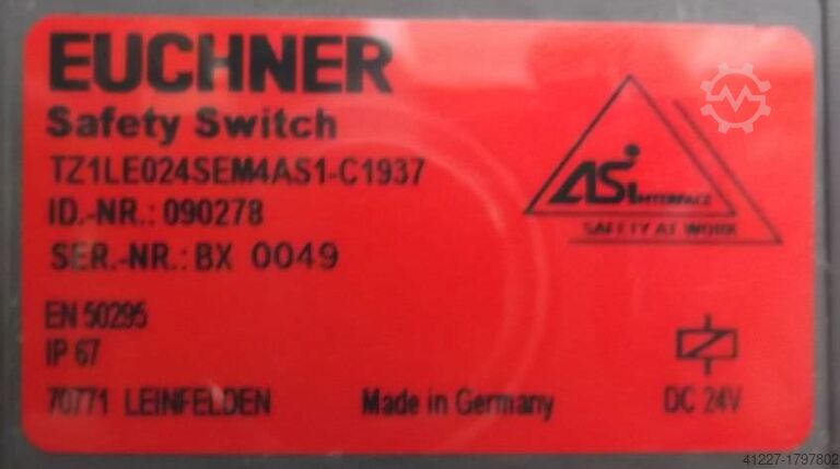 Sicherheitsschalter Euchner TZ1LE024SEM4AS1-C1937